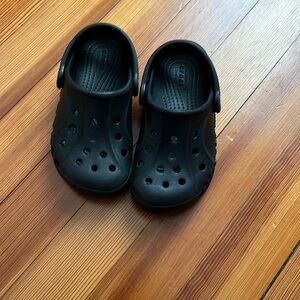 Toddler Baya Black Crocs